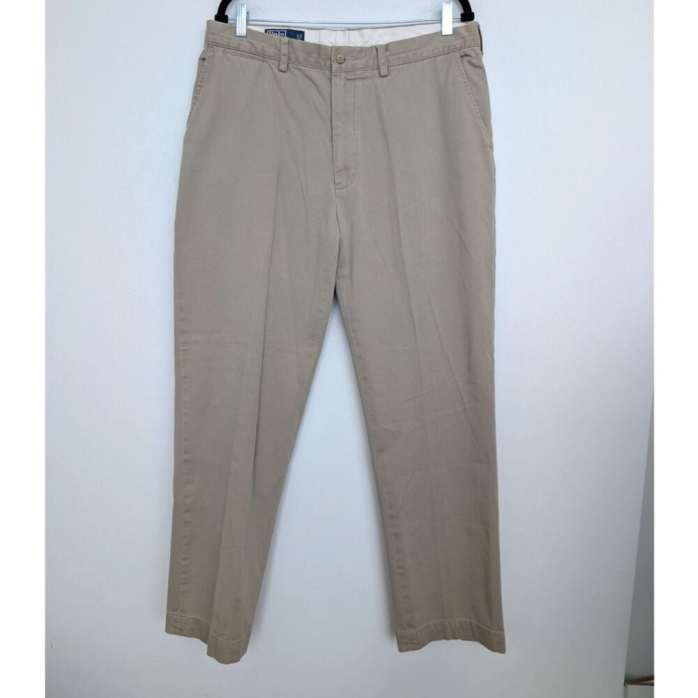 Vintage Polo Ralph Lauren Men's Prospect Pant Khaki Classic Chinos 36x32